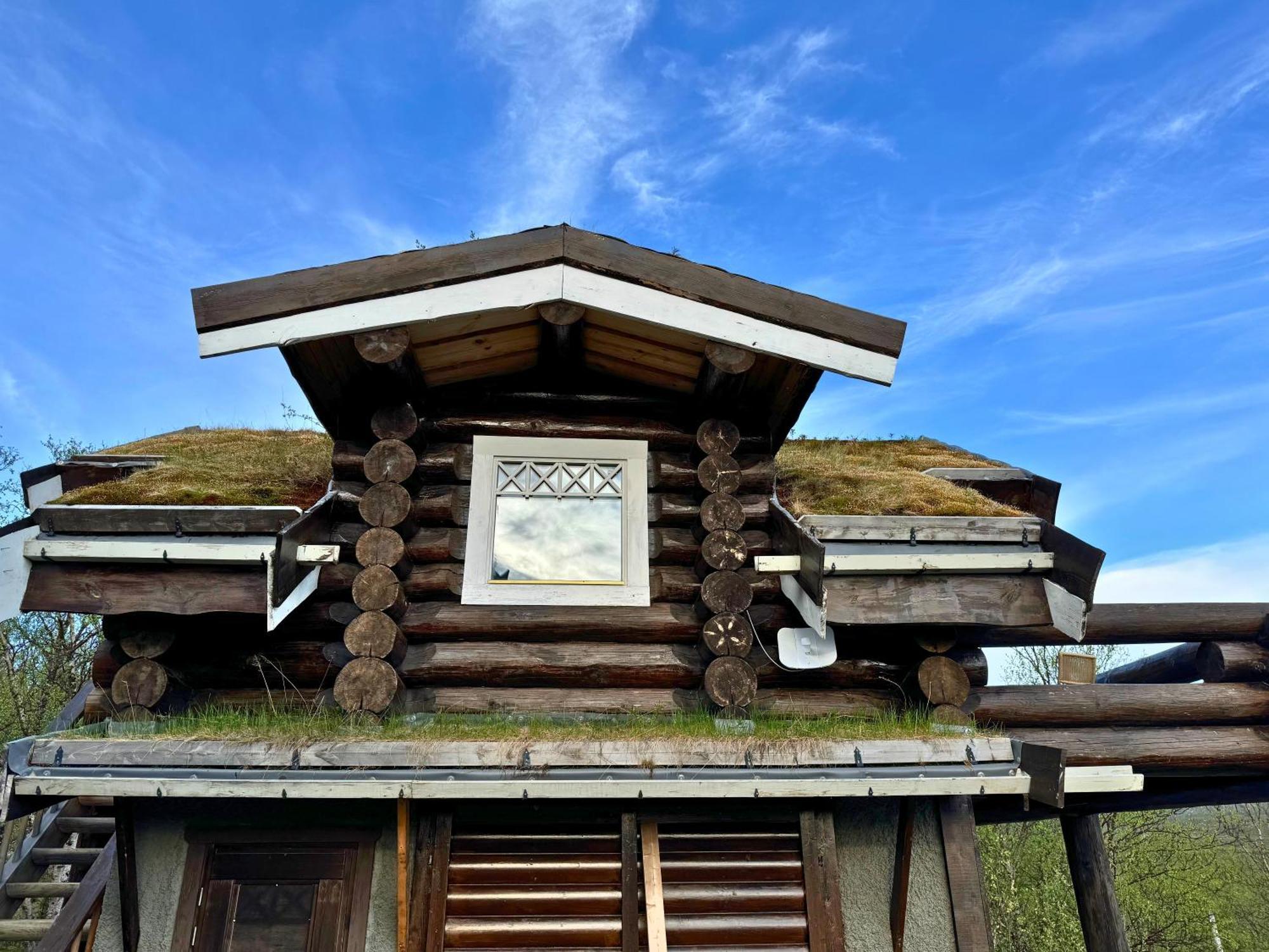 Unique Arctic Timber Cabin Skaidi Buitenkant foto
