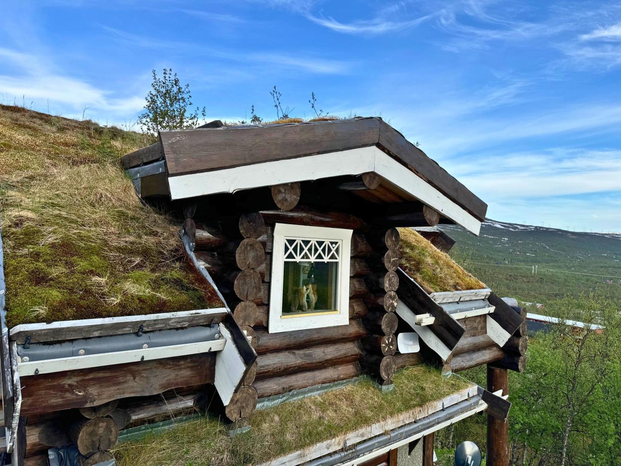 Unique Arctic Timber Cabin Skaidi Buitenkant foto
